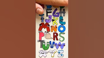 🤩 Paper Alphabet Lore A-Z #shorts