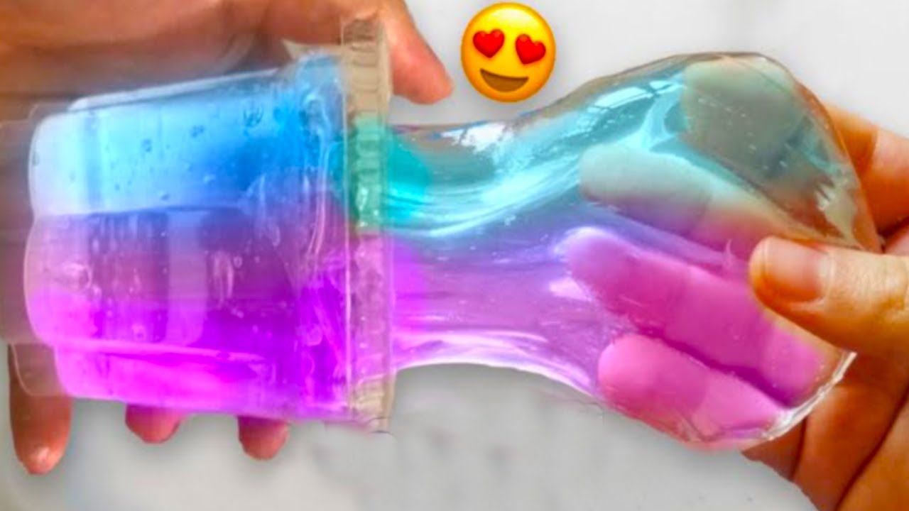 SLIME OHNE KLEBER Handseife und Salzschleim, 2 Zutaten Klarer Schleim ...