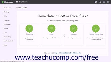 QuickBooks Online Plus 2017 Tutorial Importing Company Data from QuickBooks Desktop Intuit Training