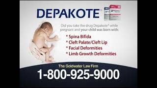 Goldwater Law Firm - Depakote can cause Serious Birth Defects! (2010, 30s, 925-9000 ver)