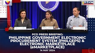 PCO Press Briefing with DBM & PSDBM 05/14/2024