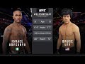 Israel Adesanya vs. Bruce Lee | MiddleWeight · Main Event | PS5 60 FPS |  FIGHT SIMULATION |