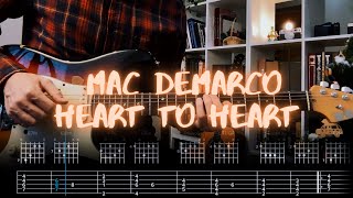 Heart To Heart Mac DeMarco Сover / Guitar Tab / Lesson / Tutorial screenshot 5