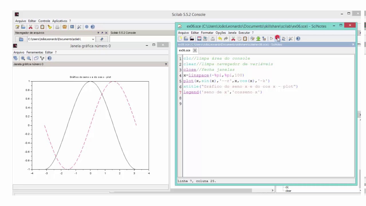 Scilab - Gráficos - YouTube