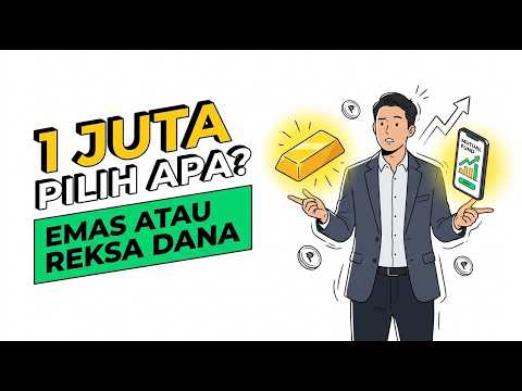 MEMULAI INVESTASI MODAL 1 JUTA PILIH EMAS ATAU REKSA DANA ? ,TONTON SAMPAI HABIS !