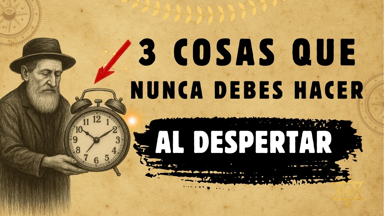 DESCUBRE 3 cosas que NO DEVES hacer al DESPERTAR – Enseñanzas Profundas | Sabiduría Judía