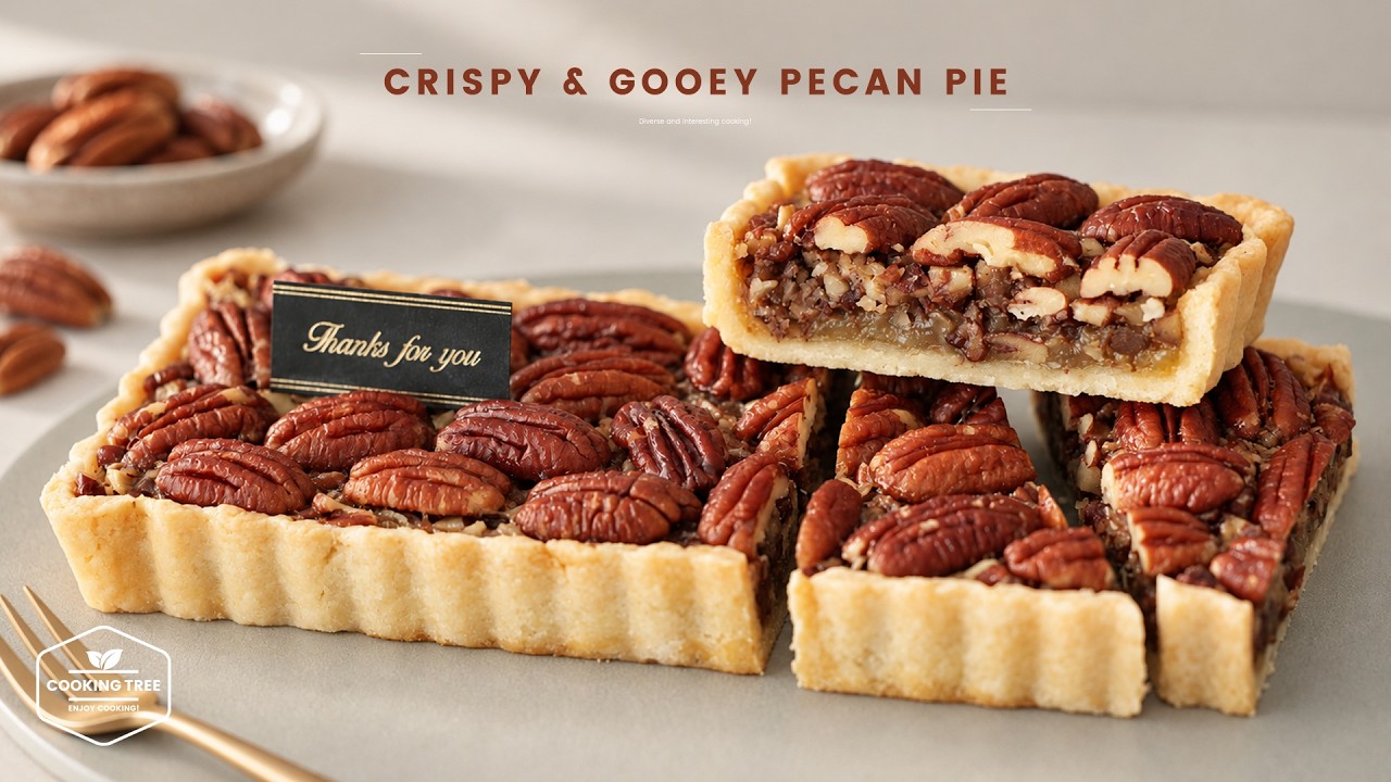피칸이 이렇게 가득! 바삭하고 진한 피칸 파이 만들기 | Pecan Pie for Pecan Lovers! Crispy & Gooey Pecan Pie Recipe