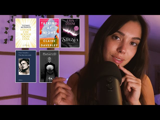 ASMR con le ultime letture📚 una vita come tante, universo Harry Potter & more