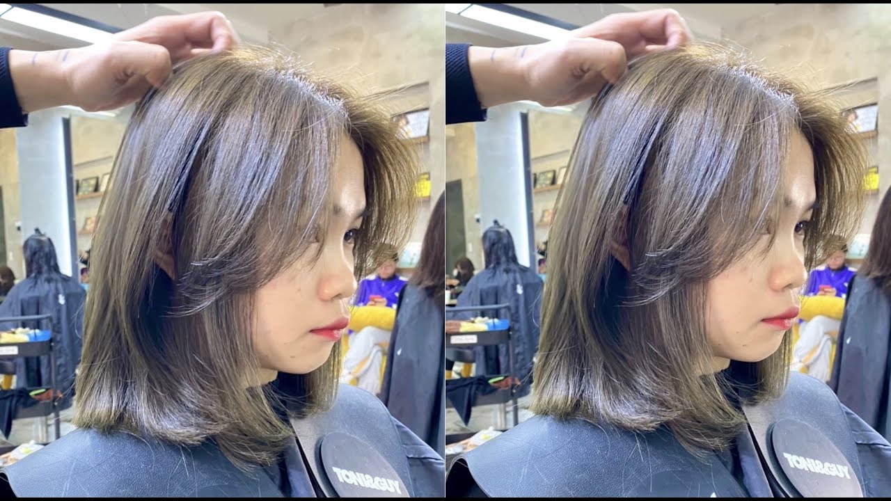 Layer Vuông dành cho mặt tròn trán cao ! Hướng Dẫn cắt ! LinhBlack Hairsalon | Tổng quát những tài liệu về tóc layer nữ ngắn mặt tròn chuẩn nhất