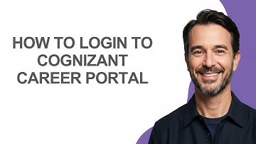 How to Login to Cognizant Career Portal - KevinHowTo