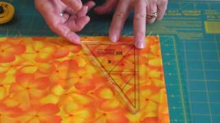 Cutting the Pieced Triangle with AnglePlay Templates