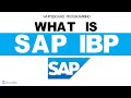 What is sap ibp explained  introduction to sap ibp overview  basics