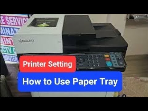 How to Print from second Paper Tray | Kyocera Printer setting | Photostat business | Printing job