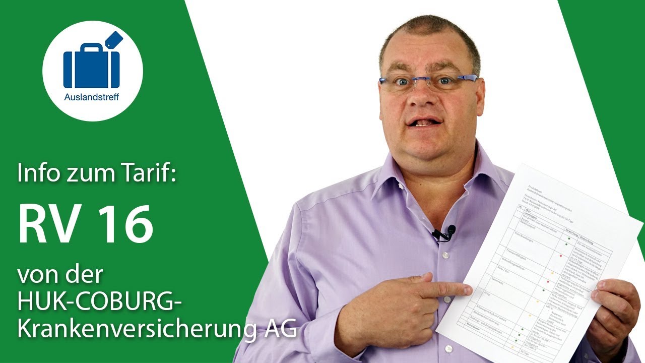 Huk Rv16 Jahrespolicen Im Vergleich Youtube