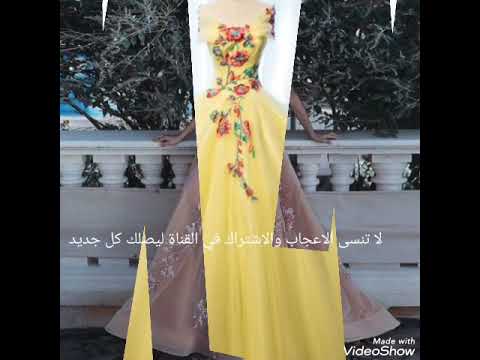 احلا تصميمات فساتين سهره مع أغنية هنديه حماسيه