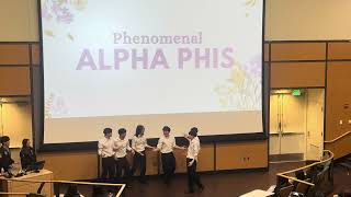 Alpha Phi PC - Winter 2025 Serenade
