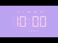 10 min digital countdown timer with simple beeps 