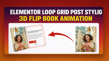3D Flip Post Loop Grid Card Animation on Hover | Elementor CSS Tips and Tricks