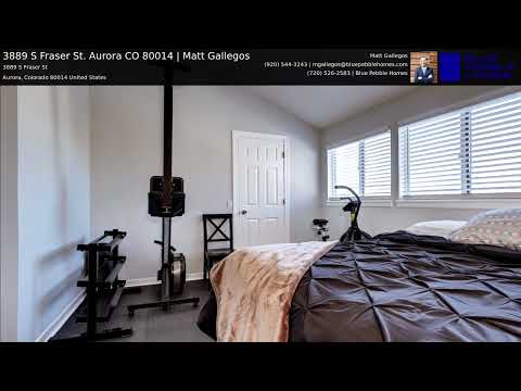 3889 S Fraser St., Aurora, CO home video tour