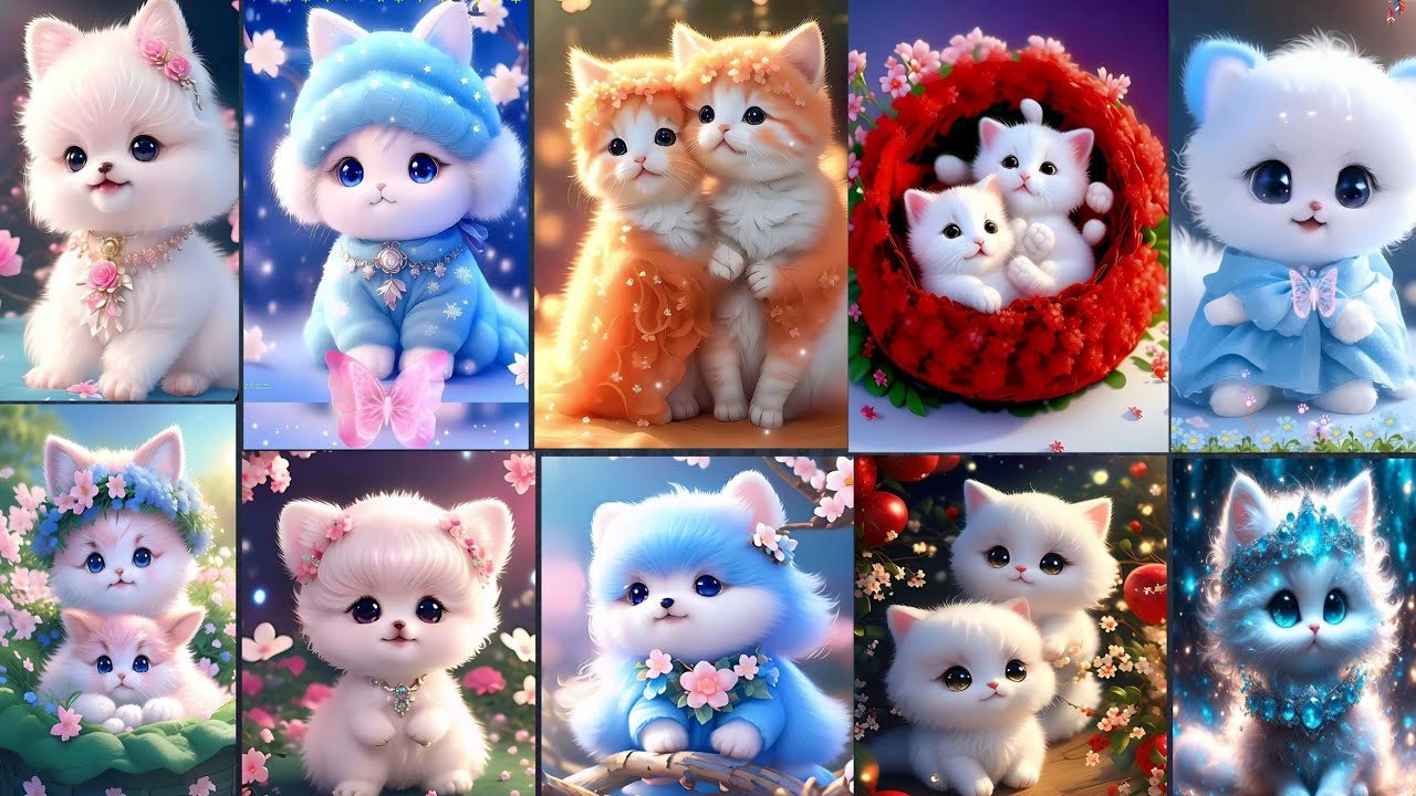 Very cute 🥰 puppy and cat dpz for whatsapp ॥ ✨cute puppy wallpaper ॥ cute puppies image।