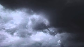 HD Fast Moving Storm Clouds Royalty Free