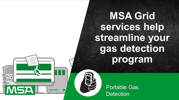 MSA Grid services help streamline your gas detection program