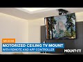 Motorized ceiling tv mount  mi4224 features