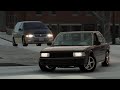 Evening Winter Street Drift