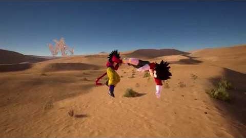 Dragon Ball Unreal (Tech Demo 01/2017) Melee Combat Test