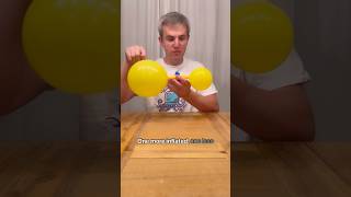 Can you explain Two balloons connected by a valve, what happens when the valve opens  #physics