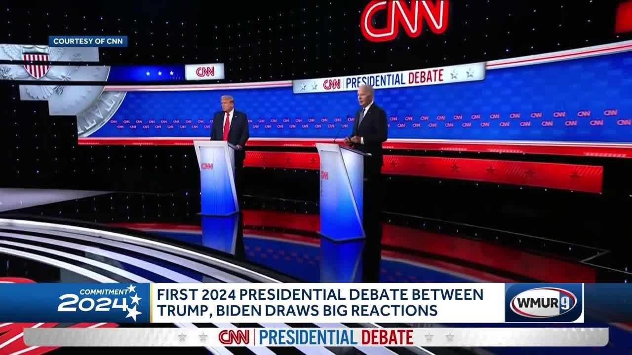 First 2024 presidential debate between Donald Trump, Joe Biden draws ...