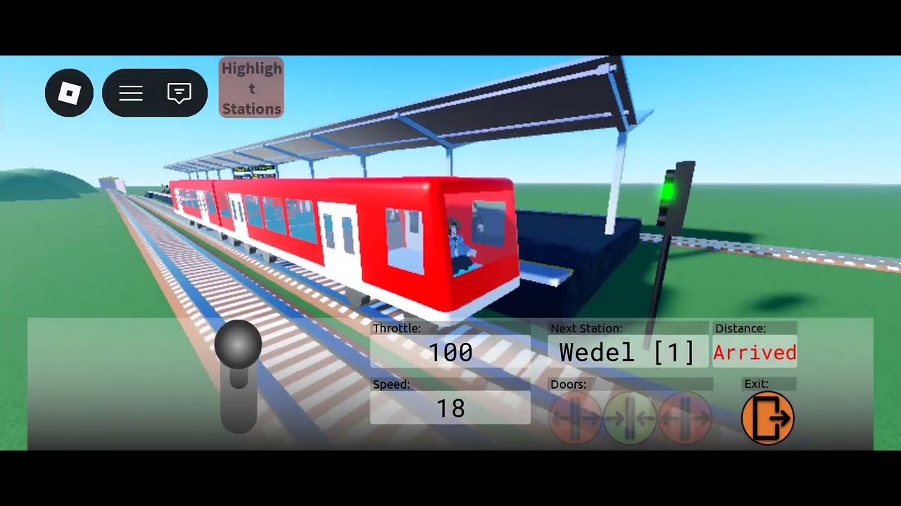 Roblox Train game This is my First video 