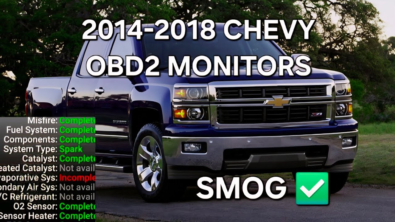 2014 - 2018 Chevy Silverado OBD2 monitor Drive cycle #drivecycles# ...