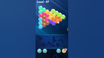 Block Hexa Puzzle Rainbow D Level 97 Walkthrough
