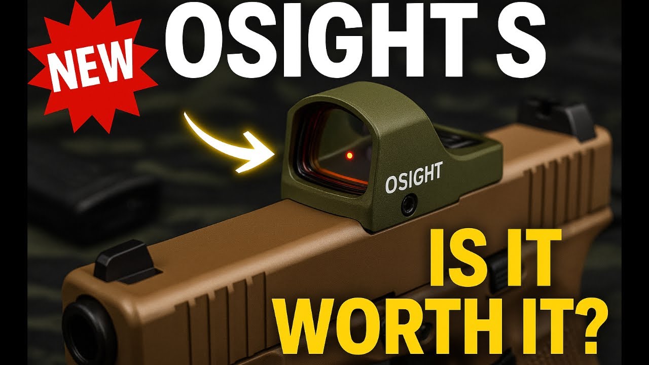 Osight S Olive Green Review - Best Budget Red Dot for EDC? - YouTube