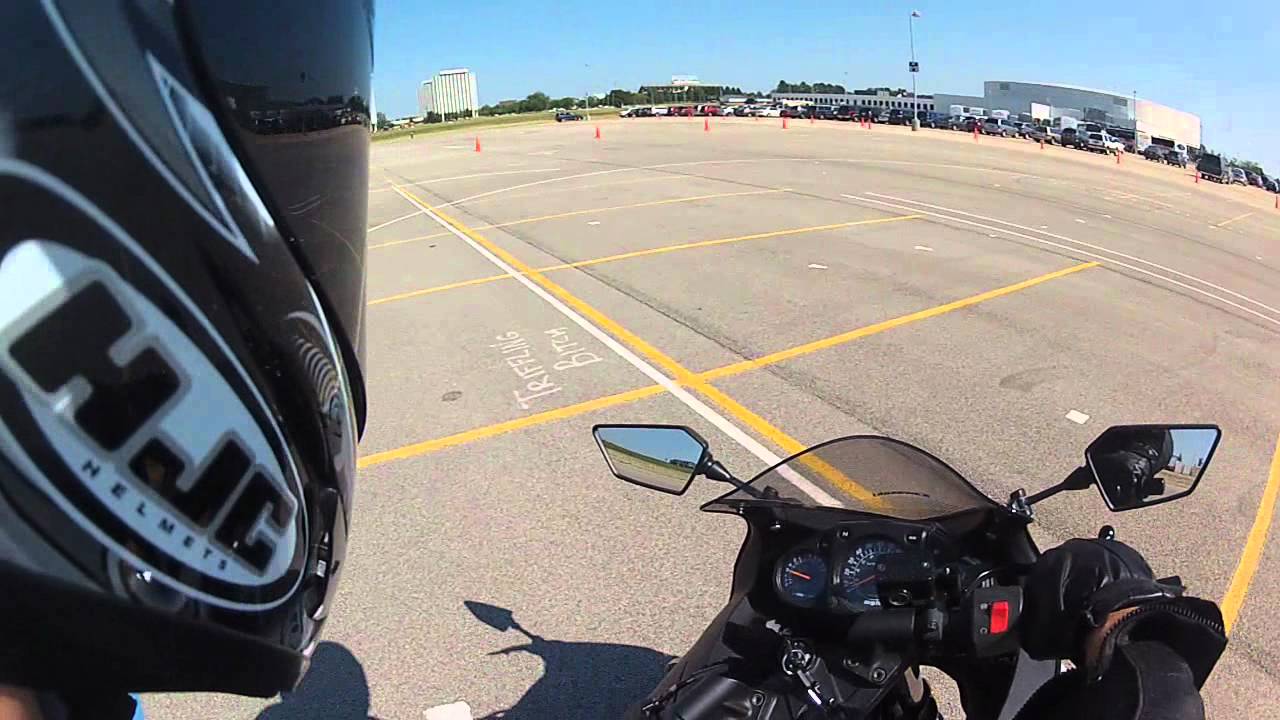 Motorcycle Safety Project (MSP) Course Run Through - YouTube