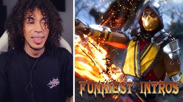 Non Mortal Kombat Player REACTS To Mortal Kombat Funniest Intros!