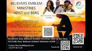 BEMI Heist op den Berg - WEDNESDAY BIBLE  STUDY 17-09-2025
