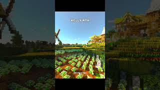 Bedrock Shaders Your choice ? #minecraft #beautiful #minecraftshorts #gaming #viral #shaders #rtx