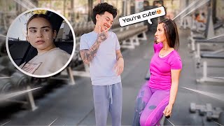 A GIRL FLIRTED WITH ME AT THE GYM PRANK ON MY GIRLFRIEND🤣