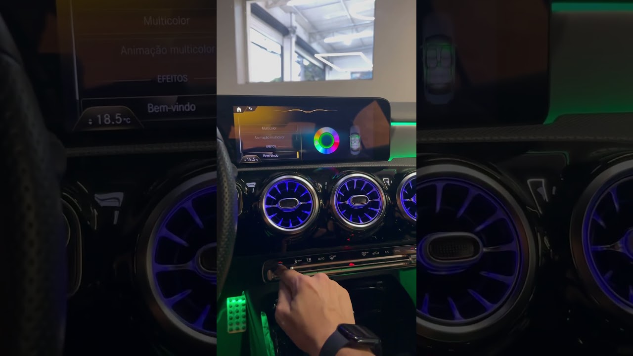 Mercedes A35 AMG  - led RGB + PPF farois + media box