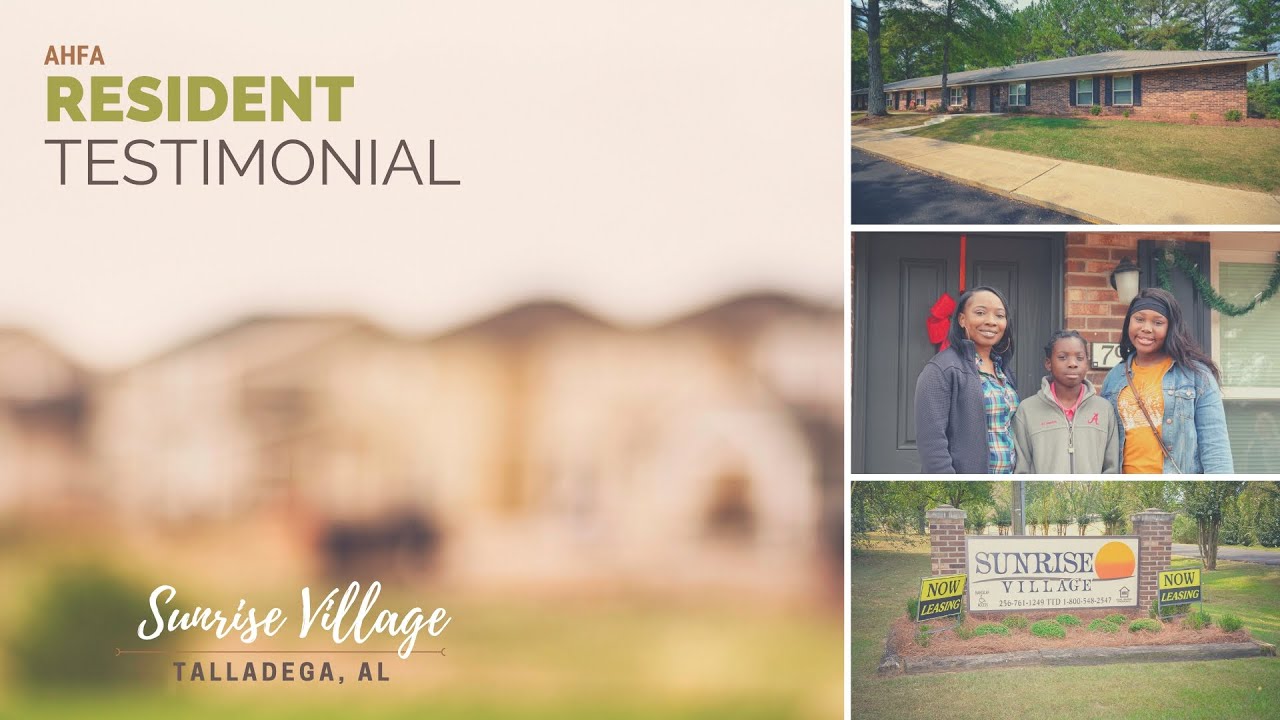 Resident Testimonial Sunrise Village, Talladega YouTube