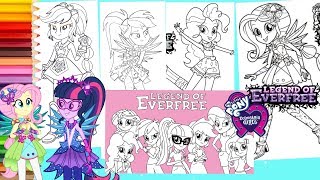 Coloring My Little Pony Equestria Girls Legend of Everfree Mewarnai Kuda Poni Equestria Girls screenshot 5