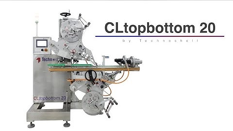Top Bottom Labeling Machine | Servo Labeling | CLtopbottom20 | Technoshell, India