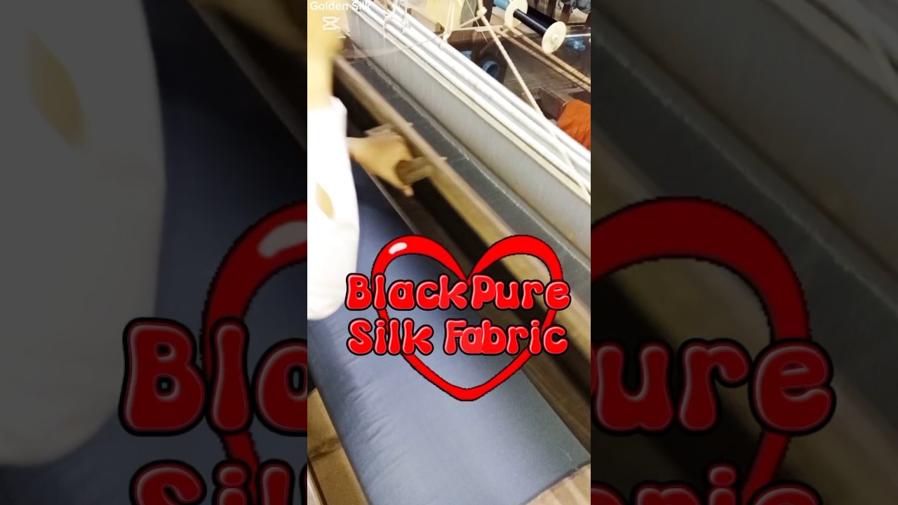 How Cambodian traditional silk weaving - 1 month and half to complete 100 meters one big roll.