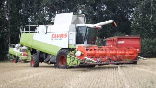 2xClaas Lexion 480&1x570C Gersteernte 2011Teil 1