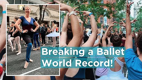 Breaking a World Record with Isabella Boylston & James Whiteside!