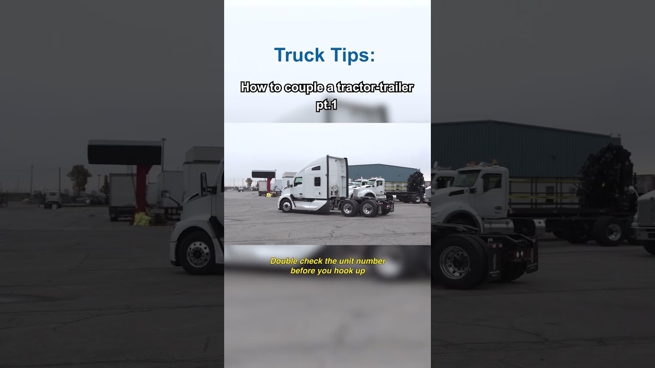 How To Couple A Tractor Trailer Pt 1 Shorts