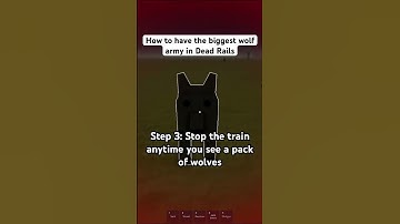 How to have the biggest wolf army in Dead Rails