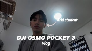 vlogging college life with dji osmo pocket 3